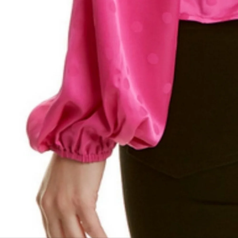 Wayf PINK "Dawn" Color pattern: magenta dots, Long Sleeve, perfect for Spring - Picture 8 of 11
